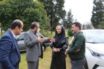 “مرجانه گلچین” بازیگر مشهور سینما و تلویزیون از جادبه های توریستی بندر کیاشهر دیدن کرد