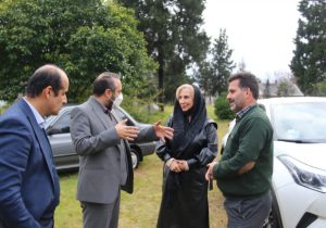 “مرجانه گلچین” بازیگر مشهور سینما و تلویزیون از جادبه های توریستی بندر کیاشهر دیدن کرد