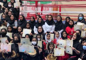 تیم رشت قهرمان مسابقات استانی فول کیک بوکسینگ بانوان شد