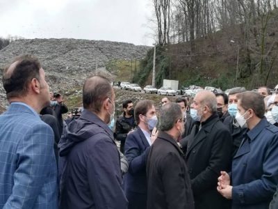 بازدید وزیر کشور از سایت زباله سراوان