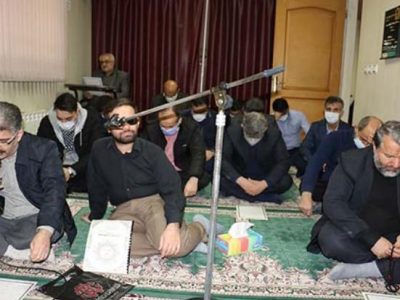 مراسم سوگواری ایام فاطمیه در مجتمع فرهنگی بیمه سلامت برگزار شد