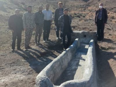افتتاح خط انتقال آب کشاورزی توسط لوله در روستای گورد شهرستان رودبار