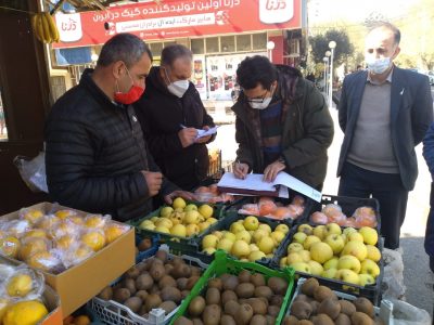 برگزاری رزمایش مشترک بازرسی و تنظیم بازار میوه و تره‌بار رودبار