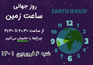 مشارکت در رویداد بین المللی ساعت زمین