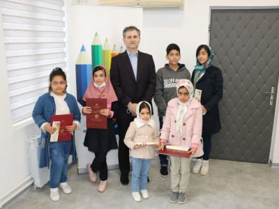 دانش آموزان گیلانی برگزیده پویش ملی به رنگ مدرسه تجلیل شدند
