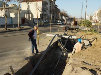 اتمام احداث پروژه خط ۶۳ کیلوولت دومداره کابلی تغذیه کننده پست جنوب رشت