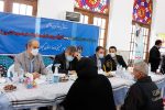 برپایی میز خدمت جهادی در مصلی امام رشت با حضور کمیته امداد گیلان
