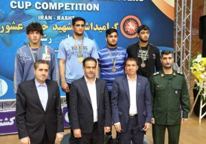 کشتی گیران برتر پنج وزن اول جام شاهد در رشت معرفی شدند
