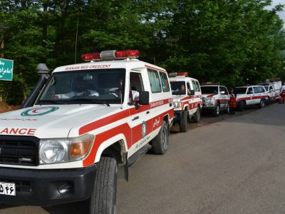 ارائه خدمات رایگان پزشکی و دارویی در مانور درمان جمعیت هلال احمر به اهالی شهر بیجار