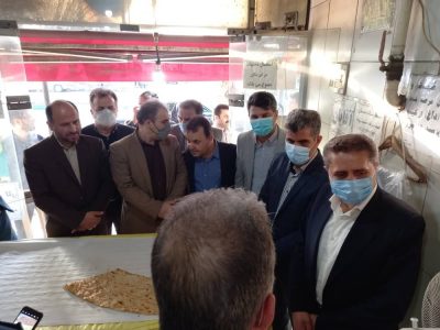 تقدیر حضوری فرماندار رشت از عملکرد مطلوب برخی واحدهای نانوایی امین رشت