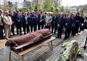 تشییع پیکر پدر ویراستاری نوین ایران در رشت