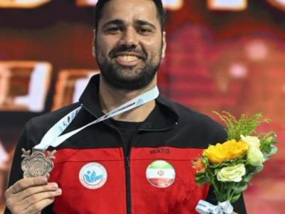 کسب مدال برنز شمشیرباز گیلانی در مسابقات سابر قهرمانی آسیا