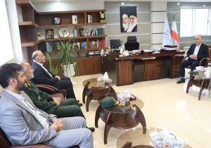 دیدار سرپرست فرمانداری رشت با دادستان مرکز استان و رئیس کل دادگستری شهرستان