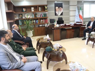 دیدار سرپرست فرمانداری رشت با دادستان مرکز استان و رئیس کل دادگستری شهرستان