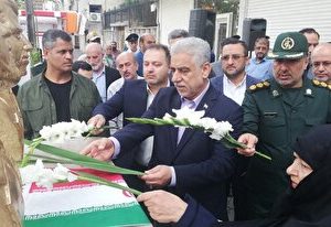 گلباران خیابان لاکانی رشت محل شهادت شهیدان انصاری و نورانی 