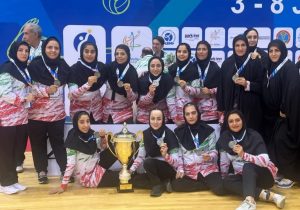نائب قهرمانی ورزشکار گیلانی با تیم ملی والیبال نشسته بانوان در مسابقات آسیایی