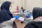 سنجش قند، فشارخون و ویزیت رایگان خبرنگاران حوزه سلامت گیلان