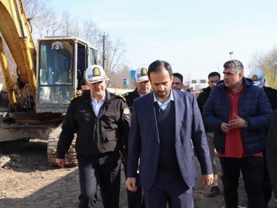 بازدید فرمانده پلیس راهور گیلان و شهردار رشت از پروژه‌های طرح میثاق