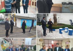 بازدید مدیر کل آموزش و پرورش گیلان از مراکز اسکان نوروزی ناحیه یک رشت و دهکده ساحلی فرهنگیان انزلی 