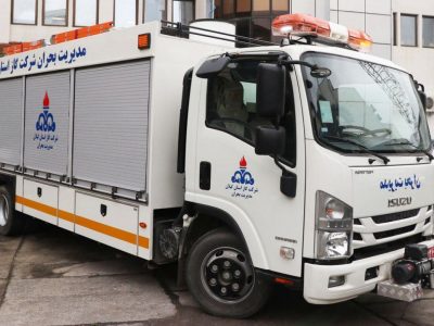 از خودروی مدیریت بحران شرکت گاز استان گیلان رونمایی شد