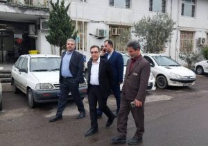 بازدید رؤسای کمیسیون‌های شورای شهر رشت از مرکز آموزشی و درمانی رازی
