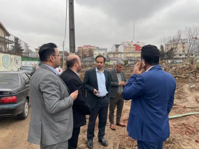 بازدید میدانی شهردار رشت از روند بازگشایی خیابان شهید عاطفی
