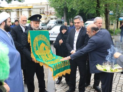 آیین استقبال از کاروان خادمین آستان قدس رضوی (ع) به‌مناسبت دهه کرامت 