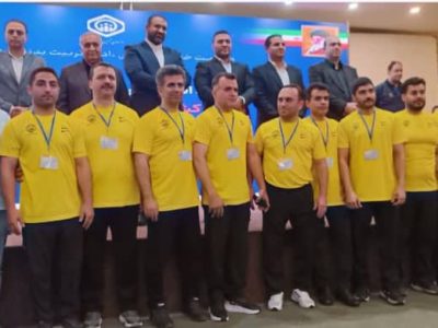 درخشش تیم کشتی تامین اجتماعی گیلان در مسابقات کارکنان این سازمان