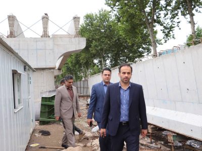 پیشرفت تقاطع غیرهمسطح شهید باهنر رشت به ۵۰ درصد رسید