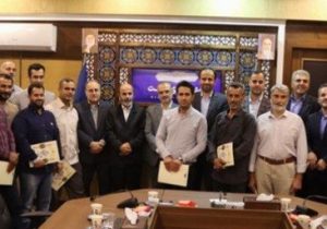 کارگران نمونه فضای سبز شهری شهرداری رشت تجلیل شدند