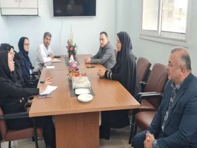 بازدید مدیر نظارت و اعتباربخشی دانشگاه علوم پزشکی گیلان از شبکه بهداشت درمان و بیمارستان نیکو کار املش