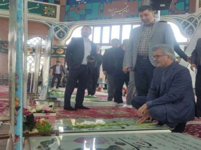 ادای احترام رئیس دانشگاه علوم پزشکی گیلان به مقام شامخ شهدا در رشت