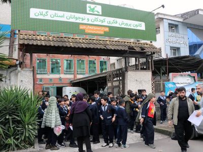 استقبال از اکران سیار فیلم سینمایی باغکیانوش در هفته بسیج