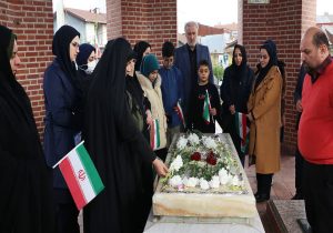 ادای احترام کودکان و نوجوانان گیلانی به سردار جنگل