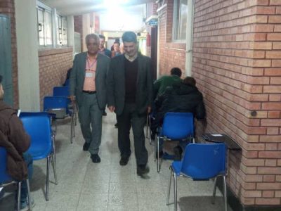 بازدید مجید الهیان از فرآیند برگزاری آزمون کارشناسی رسمی دادگستری