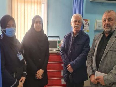 یک دستگاه الکتروشوک به بیمارستان نیکوکار اهدا شد