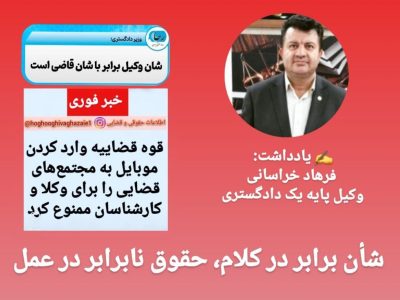 شأن برابر در کلام، حقوق نابرابر در عمل