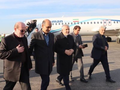 وزیر میراث‌ فرهنگی، گردشگری و صنایع دستی وارد گیلان شد