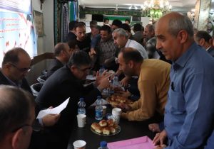 حضور مدیرکل بنیاد مسکن گیلان در میز خدمت روستای تطف رود الیان