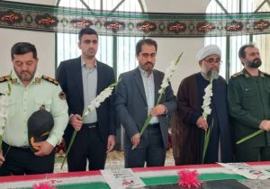 گلباران گلزار شهدای گمنام شهرستان رودبار به‌مناسبت سوم خرداد