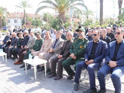 المان شهدای پل ذهاب شهرداری رشت رونمایی شد