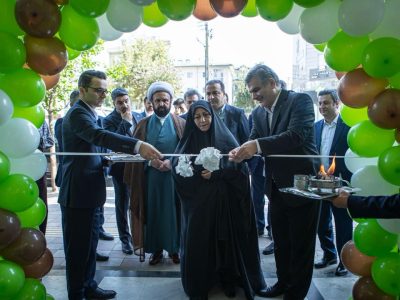 ساختمان جدید شعبه معلم بانک در رشت افتتاح شد