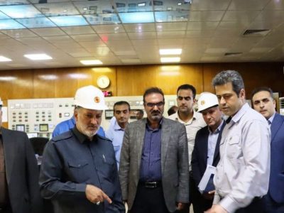 بازدید بازرس کل گیلان از نیروگاه لوشان