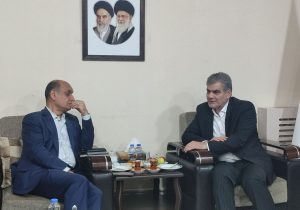 دیدار مدیرعامل بانک قرض‌الحسنه مهر ایران با استاندار گیلان