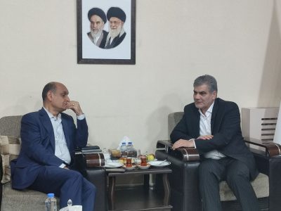 دیدار مدیرعامل بانک قرض‌الحسنه مهر ایران با استاندار گیلان