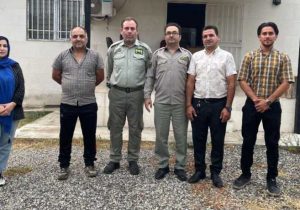 دیدار گروه حامیان تالش سرسبز با محیط‌بان جوکندان