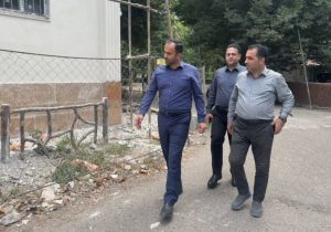 بازدید از سالن ورزشی بوستان ملت رشت