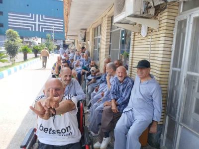 اردوی تفریحی برای روحیه‌بخشی به مددجویان آسایشگاه معلولین و سالمندان رشت