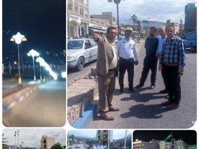 بازدید پلیس و کارشناسان از توتکابن؛ میدان اصلی تغییر شکل می‌دهد