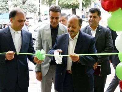 ساختمان جدید شعبه رازی بانک قرض‌الحسنه مهر ایران در گیلان افتتاح شد
